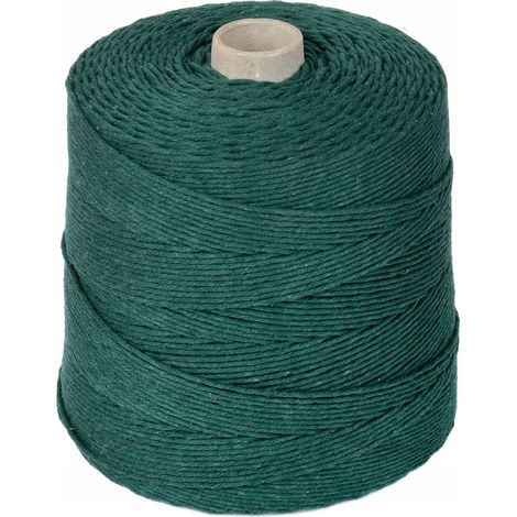 Corda di cotone verde 1 kg macramè macramè (1/5)