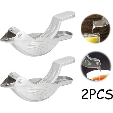 Presse-agrume manuel,Presse Citron à Levier en Inox,Presse Orange créatif en forme d'oiseau,Extracteur de jus de dessin animé(1pc) (1/4)