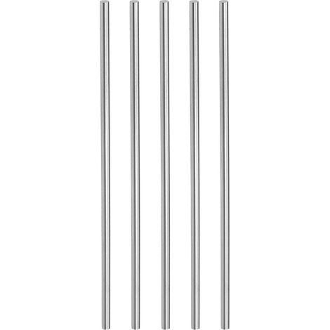 Rond Acier Tige, 4mm Diamètre 150mm Longueur, Haut Vitesse Acier Barre Stockage Artisanat DIY Outil - (Applications : pour Perceuse Tours Alésage Machine), 5-Pièces (1/5)