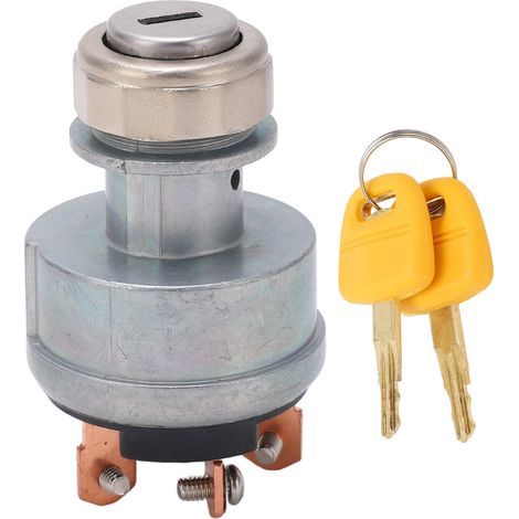 Commutateur de démarrage d'allumage de moteur d'excavatrice à 4 positions professionnel pour CAT E320C (1/5)