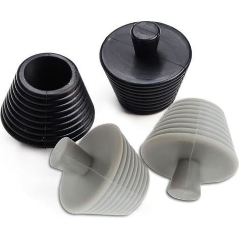Bouchons de Vidange Universels 4 Pièces Bouchon de Lavabo Caoutchouc Bouchon Baignoire Universel Bouchon de Vidange Baignoire Bouchon D'étanchéité de Tuyau D'évacuation (1/4)