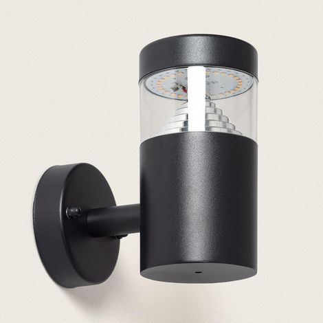 LED-Wandleuchte Außen 6W Edelstahl Inti Black 3000K Warmweiß (1/5)