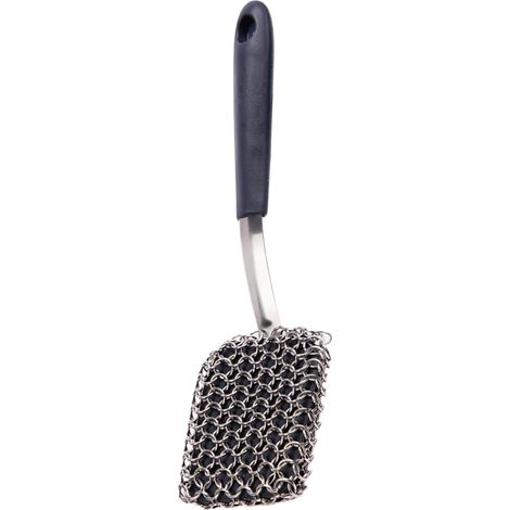 Grill-Reinigungsbürste, Küchenbürste mit langem Griff, Bürste aus Edelstahl 304, Werkzeug für Grill, Garten, Camping, Öfen (1/5)