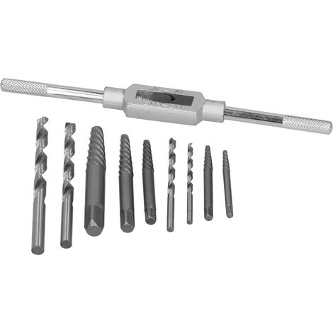 Extracteur de vis cassées 3-18mm, jeu de 11 pièces pour bois, outil de dévissage facile (1/5)