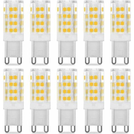 G9 5W LED-Lampe, entspricht 40W, warmweiß (3000K), 220–240V, 360° Abstrahlwinkel, 10er-Packung (1/5)