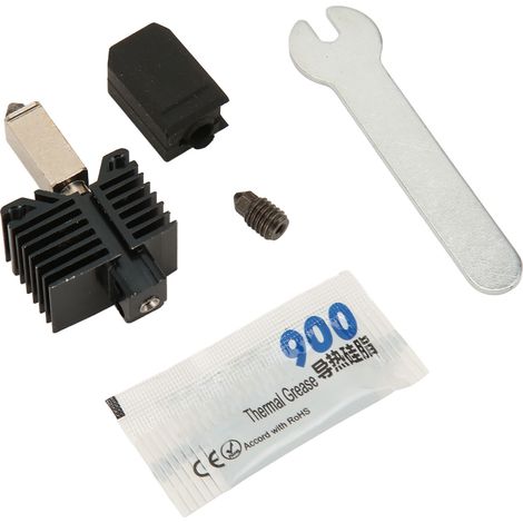 Kit de buse Hotend haute température (jusqu'à 500 °C) pour imprimante 3D Bambu P1P, P1S et X1C. (1/5)