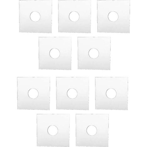 Lot de 10 pochettes pour disques vinyles - Pochettes de protection pour albums LP - Sacs de rangement en papier kraft composite pour disques vinyles B (1/5)