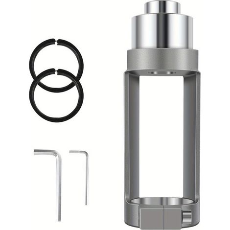 Adapter für Vierkantbohrer, Aufsatz aus Aluminiumlegierung für Handbohrmaschinen und Säulenbohrmaschinen, Vierkantbohrer mit einem Durchmesser von 38 bis 43 mm. (1/4)