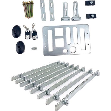 Abridor de puerta corredera, capacidad de 800 kg, motor de 370 W, par de 18 N·m, velocidad de funcionamiento de 12 m/min, detección de obstáculos por infrarrojos. (1/5)