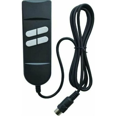 Télécommande pour fauteuils inclinables électriques – Télécommande pour fauteuils releveurs à commande manuelle, 4 boutons, 5 broches – Convient aux fauteuils inclinables à 2 moteurs et aux chaises ha (1/5)