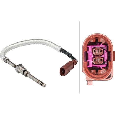 Capteur, température des gaz Hella 6PT 358 181-531 AUDI 059906088BK 059906088M
