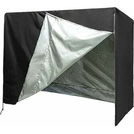 Housse de protection pour balancelle de jardin, 2/3 places, étanche, anti-poussière, anti-UV, indéchirable, pliable pour balancelle de jardin, terrasse, cour(220145170CM) (1/5)