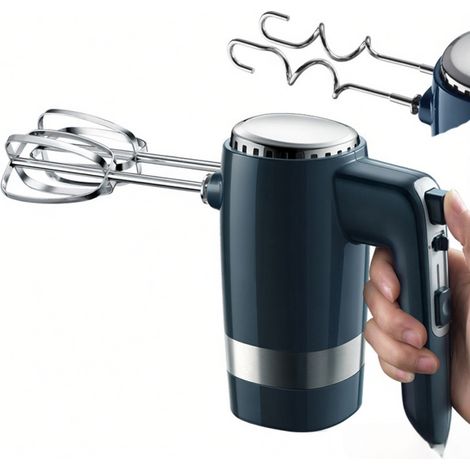 Batteur à œufs électrique 300 W 220 V, mousseur à lait automatique, fouet en acier, robot pâtissier, batteur à œufs à 10 vitesses, mixeur électrique à main (1/5)