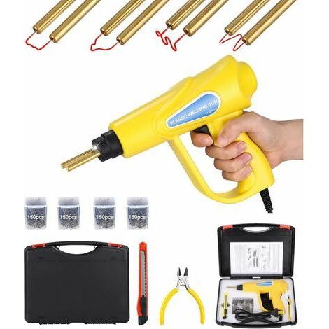 Machine à souder plastique 70W – Temps de chauffe 1-3s – 600 agrafes acier inoxydable – Réparation pare-chocs et pièces auto - 600Pcs (1/3)