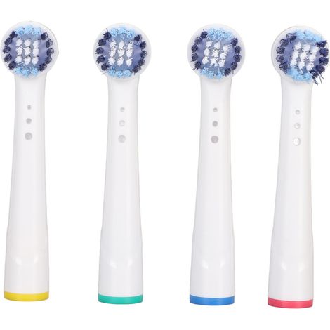 4 Pièces Têtes de Brosse à Dents Électrique Nettoyage Profond Recharge pour Braun D12 D10 (1/5)