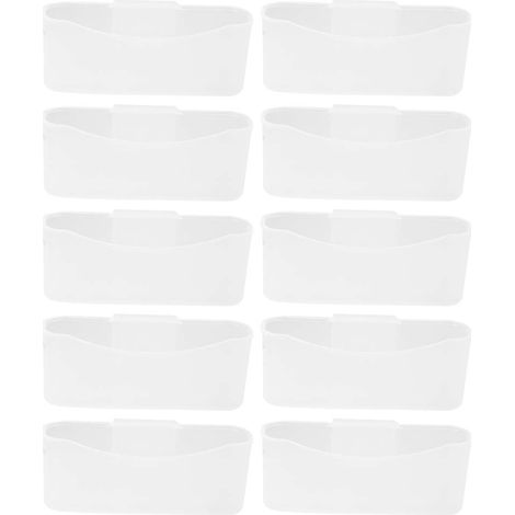 Boîte De Rangement Réfrigérateur - Clip Suspension Amovible - Matériau PP Alimentaire - Pour Cuisine Et Bureau - Lot De 10 (1/5)