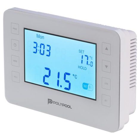 Poly Pool, Termostato Digitale Smart Wi-Fi, Programmabile, Compatibile Alexa Google Home, PP1471