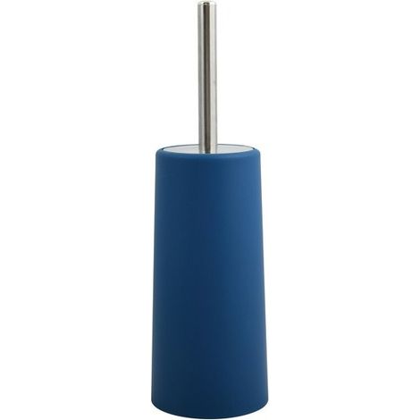 Brosse Wc avec support PP & Inox Bleu Foncé MSV