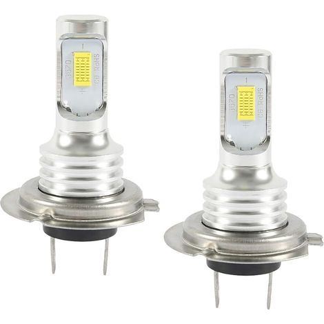 Ampoules H7 LED 4000 lm, 35 W, de remplacement pour lampes halogène et xénon, lumières super lumineuses, ampoules pour voiture (6000 K) (1/5)