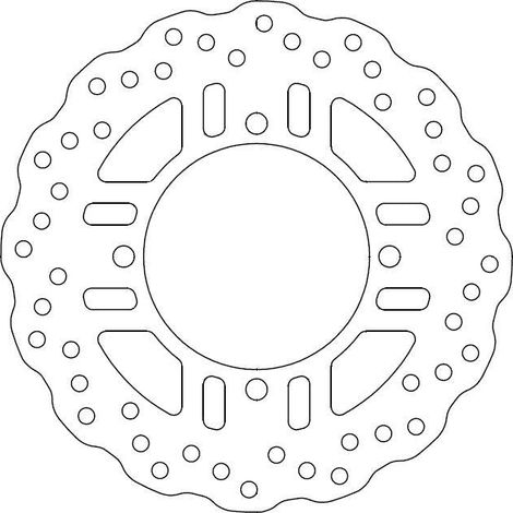 Disque de Frein Kawasaki Ø250x130x110.5 NbTrou5xØ10.5 Ep6
