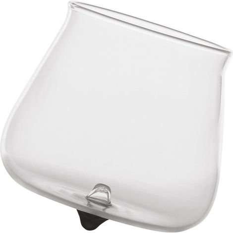 Pirolo Lot De 6 Verres Tumbler Junior En Verre Borosilicate Noir - Design Rotatif Avec Base Oblique Pour Une Touche De Raffinement Et De Style (1/5)