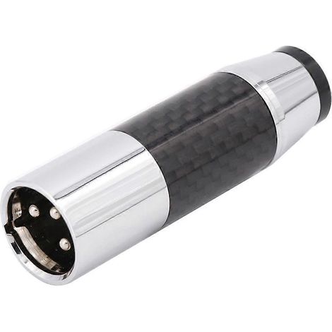 Connecteurs XLR mâle/femelle plaqués or/rhodium  prise jack auxiliaire femelle pour haut-parleur plaquée rhodium (1/5)