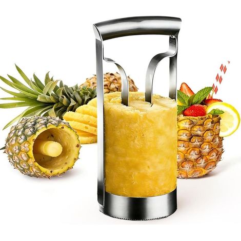 Coupe-ananas, éplucheur d'ananas, éplucheur d'ananas en acier inoxydable, grand coupe-ananas de cuisine (1/5)