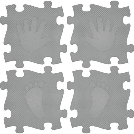 Tappetino sensoriale da pavimento 16 pezzi Magic Set Graphite