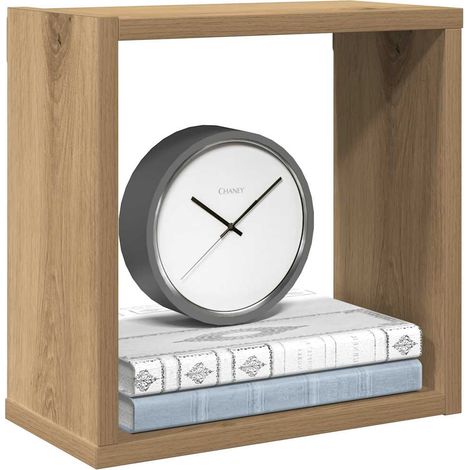 Würfel-Wandregale 2 Stk. Artisan-Eiche 30x15x30 Holzwerkstoff