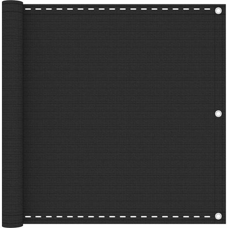 vidaXL Balcony Screen HDPE 90x600 cm Anthracite (1/5)