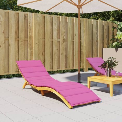 Cuscino per Lettino Rosa in Tessuto Oxford vidaXL