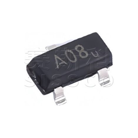 Supply of the SI2308A SOT-23 surface mount UMW 60V/3A N-channel MOSFET electronic component chip, 5 units available.