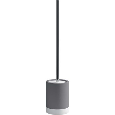 New Mizar Porte-brosse WC en céramique grise