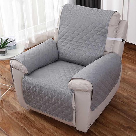 Funda acolchada para sillón individual, n.º 1, 55 × 200 cm, extraíble y lavable. (1/5)
