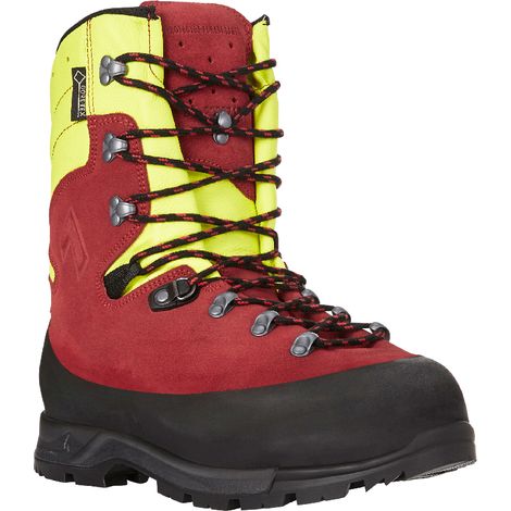 Haix Schnittschutzstiefel / Schnittschutzschuhe Protector Forest 2.1 GTX Rot/Gelb Gr. 44 (1/5)