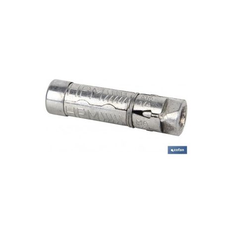 Pacco di 50 unità corpo di ancoraggio zamak HPM M-10x60