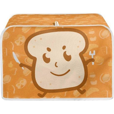 Housse de protection pour grille-pain avec motif dessin animé, housse anti-poussière pour machine à pain, petit appareil électroménager. (1/5)