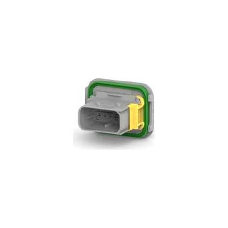 Connettore Heavy Duty Sealed 1.6X2.8 porta maschio 10vie grigio