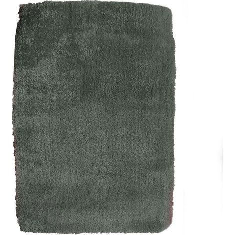 BEST OF - Tapis poils longs toucher laineux gris foncé 130x190 (1/4)
