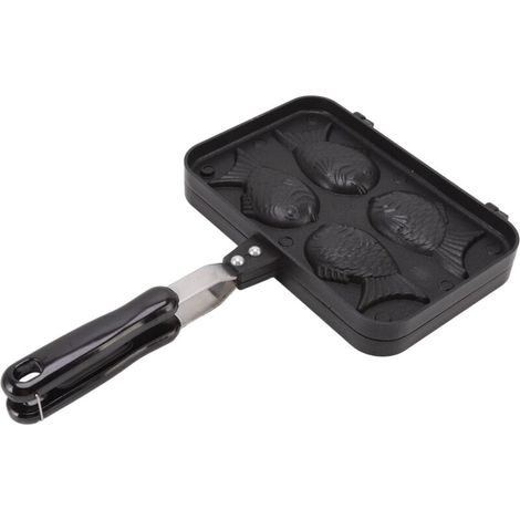 Gaufrier en forme de poisson Taiyaki avec double plateau antiadhésif - (1/5)