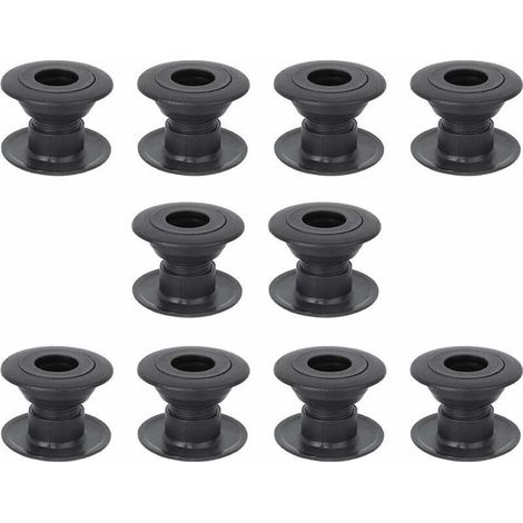Packung mit 10 Paar Kunststoff-Tischfußballkugellagern mit 34-mm-Stahlkugellagern,
