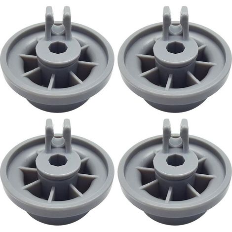 Lot de 4 roulettes de rechange inférieures pour lave-vaisselle, installation facile, ajustement universel pour lave-vaisselle de cuisine domestique (1/5)