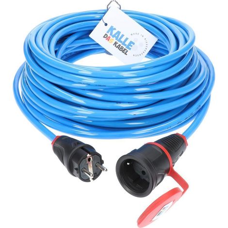 Kalle Verlängerungskabel Schuko 2,5mm² Extreme Blau IP54 25 Meter