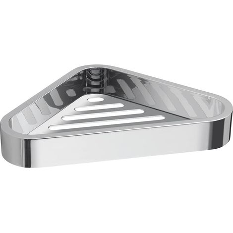 Sapho Gedy Smart - Étagère d'angle de douche 17x3x17 cm, chrome 3283