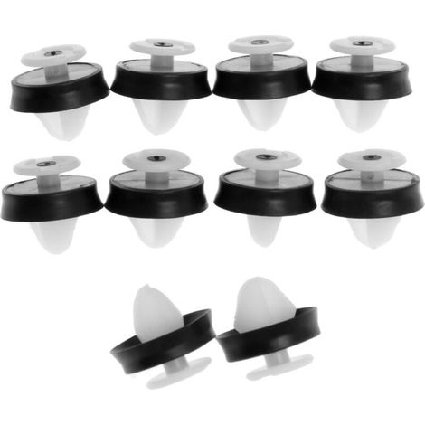 Clips Panneau Porte - Nylon 12 5 mm x 18 mm x 12 mm - Pour Intérieur Voiture Citroën C2 C3 C4 C8 Picasso - 10 Pièces (1/4)