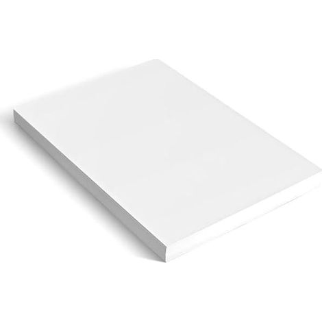 Papier cartonné blanc A4, papier cartonné épais A4 160 g/m², papier cartonné imprimable A4, idéal pour les loisirs créatifs, etc. (Paquet de 100) (1/4)