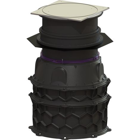 - Module d'arbre LW 1000, accès à la plaque de base LW 800, 1403-1652 mm, classe L 15