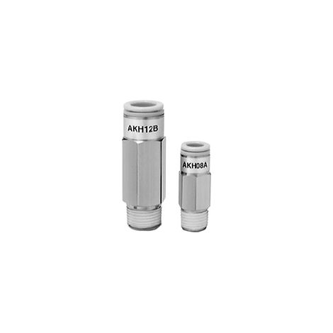 Clapet anti-retour SMC AKH Tube, R 1/8 Mâle, -100 kPa 1 MPa 1/8pouce R ( Prix pour 1 )
