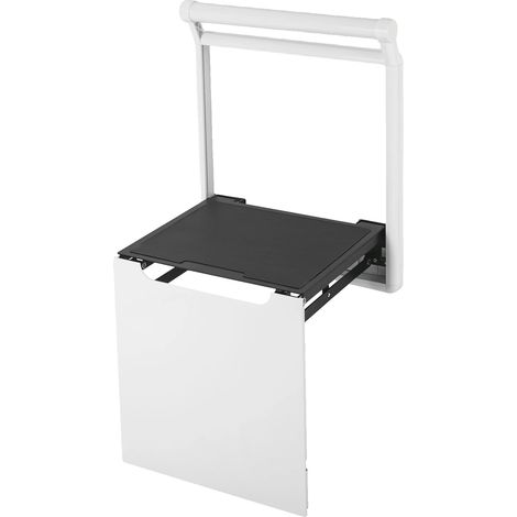 Asiento de ducha plegable, diseño que ahorra espacio, alta capacidad de carga. (1/2)