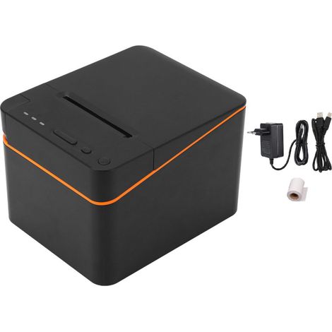 Irovami Imprimante reçus 80mm Bluetooth – 250mm/s, massicot auto – Idéal pour petite entreprise, commerce (1/5)